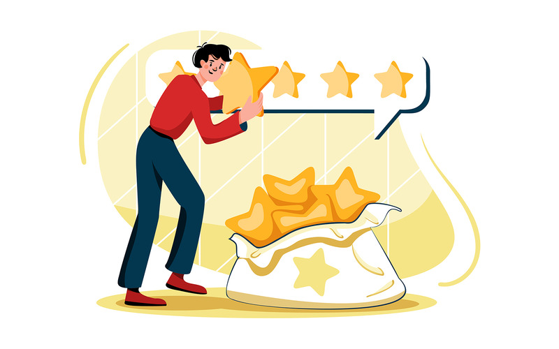 M359 - Kundenbewertungs-Illustrationspaket - Eigenschaften Bild 10