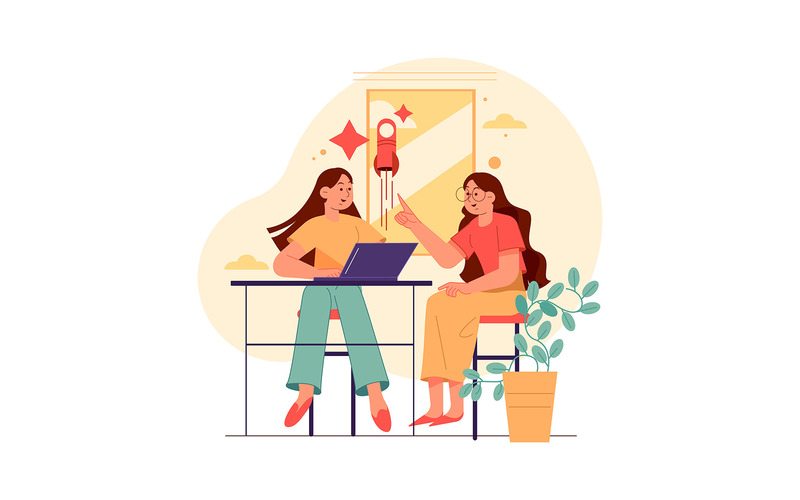 M333 - Pakiet ilustracji biznesowych - Obraz funkcji 2