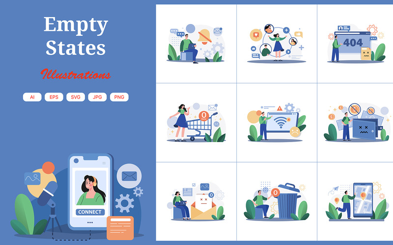 M499_Empty States Illustration Pack - Features Image 1