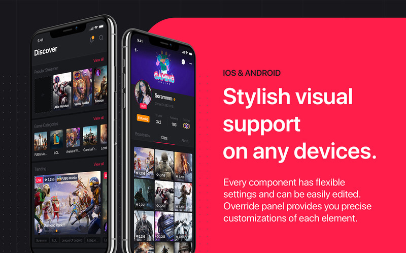 Climax - Livestreaming UI Kit - Features Image 5