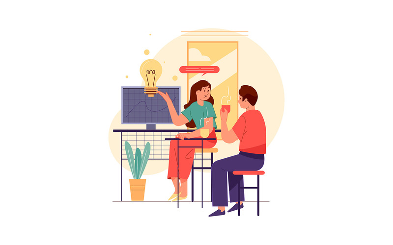 M333 - Pakiet ilustracji biznesowych - Obraz funkcji 5