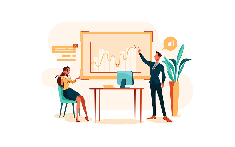 M335 - Biznes Finanse Ilustracje - Obraz funkcji 9