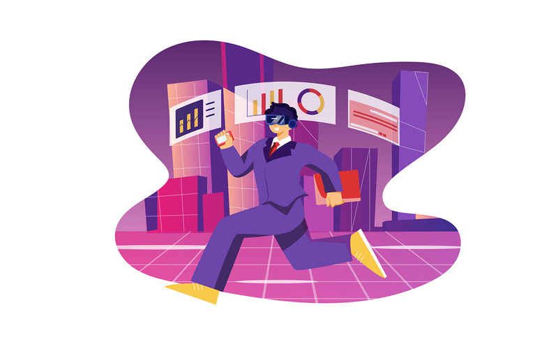 M384_Metaverse Illustration Pack - Features Image 3