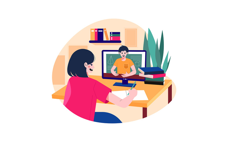 M383_Online Education Illustration Pack - Features Image 9