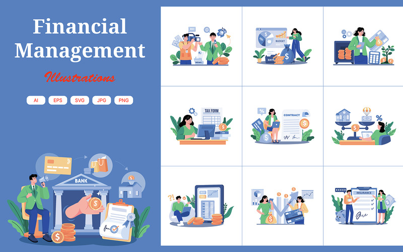 M724_Financial Management Illustration Pack 2 - Features Image 1