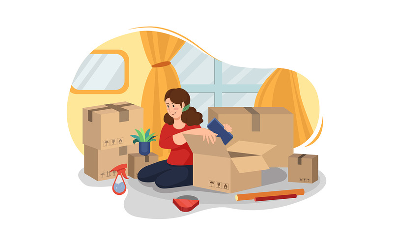 M345_Pakiet ilustracji do przeprowadzki - Obraz funkcji 4