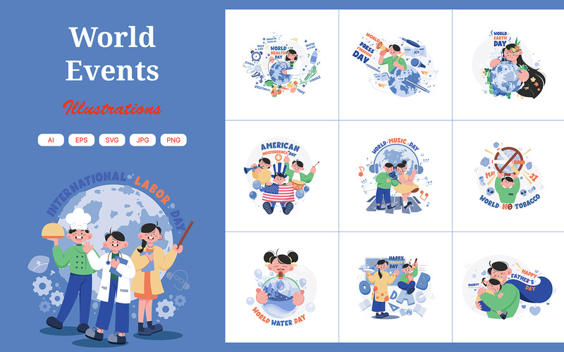 Pakiet ilustracji wydarzeń M706_World - Obraz funkcji 1