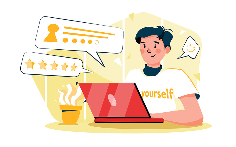 M359 - Kundenbewertungs-Illustrationspaket - Eigenschaften Bild 6