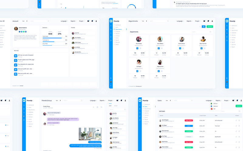 MoveUp - шаблон администратора управления персоналом - Features Image 5
