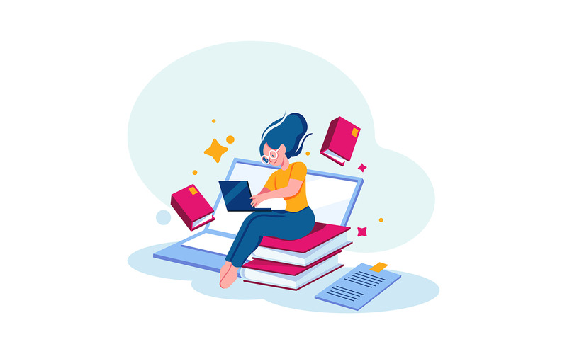 M377_Pacchetto di illustrazioni per l'istruzione online - Caratteristiche Immagine 2