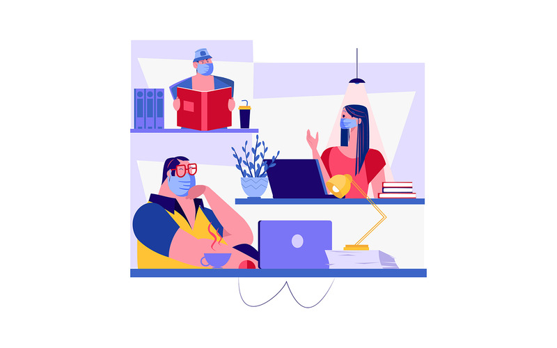 M317_Sociala distansillustrationer - Features Image 8