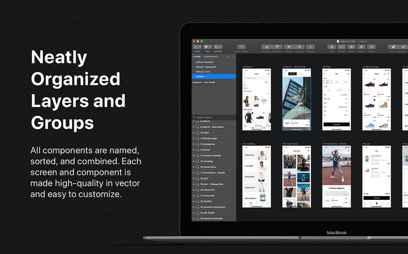 Helium - Kit interfaccia per negozio di moda - Caratteristiche Immagine 6