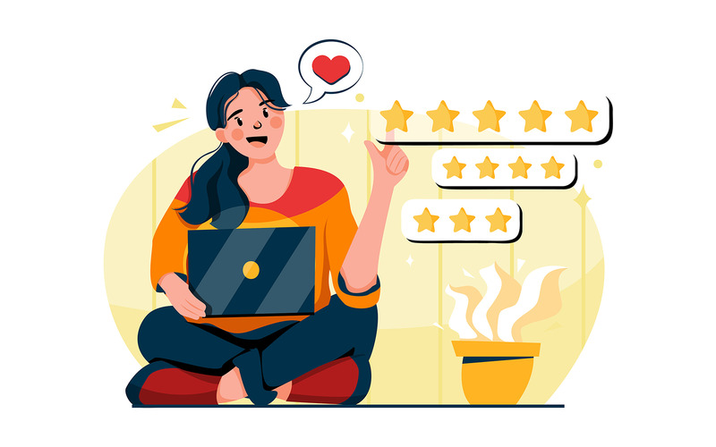 M359 - Kundenbewertungs-Illustrationspaket - Eigenschaften Bild 4