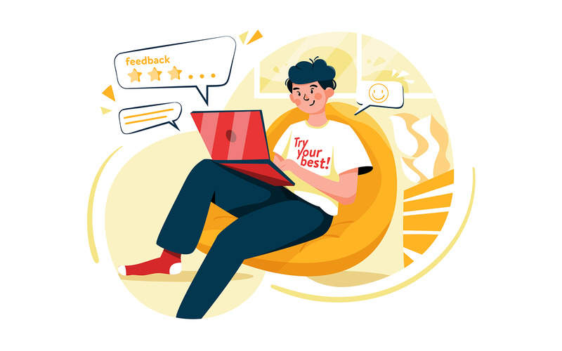 M359 - Kundenbewertungs-Illustrationspaket - Eigenschaften Bild 7