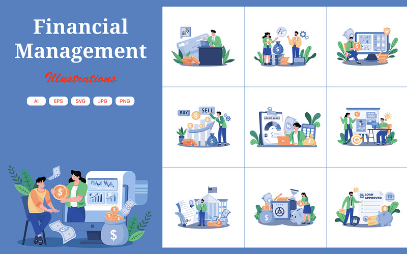 M724_Financial Management Illustration Pack 1 - Features Image 1