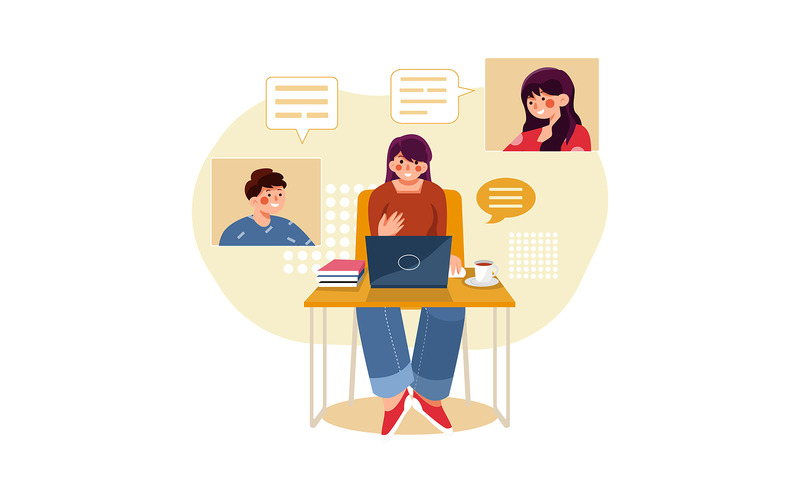 M381_Pacchetto di illustrazioni per l'istruzione online - Caratteristiche Immagine 7