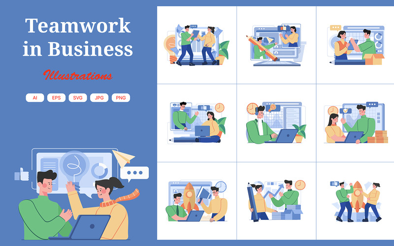 M482_Teamwork Illustrationer - Features Image 1