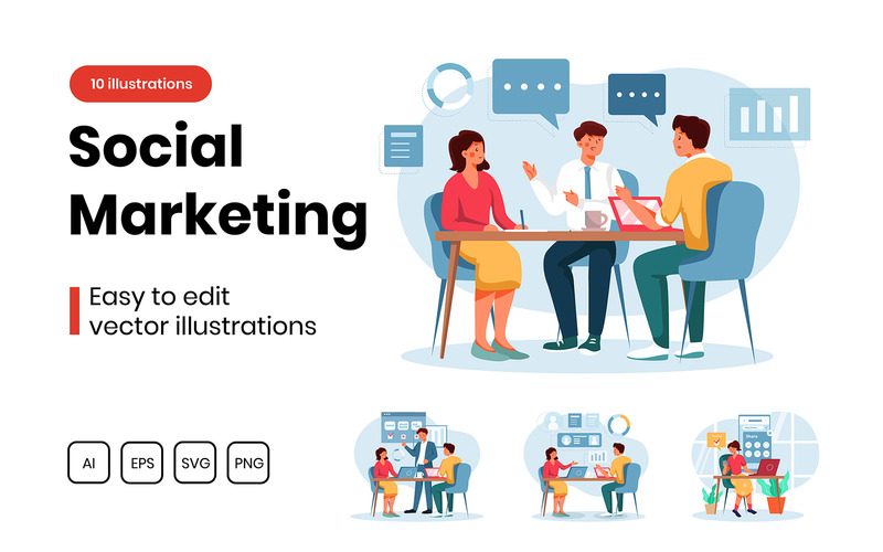 M299_Ilustracje marketingu społecznościowego - Obraz funkcji 1