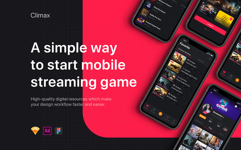 Climax - Livestreaming UI Kit - Features Image 1