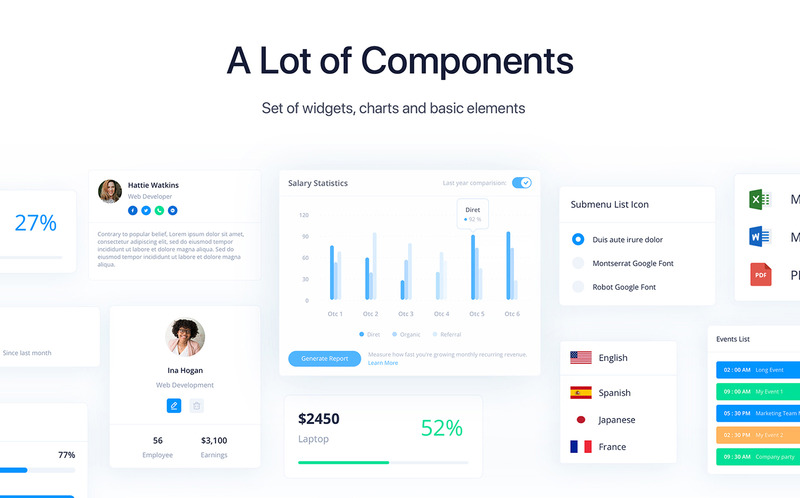 MoveUp - шаблон администратора управления персоналом - Features Image 3