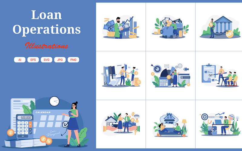 M601_ Kredi Operasyonları İllüstrasyon Paketi - Features Image 1