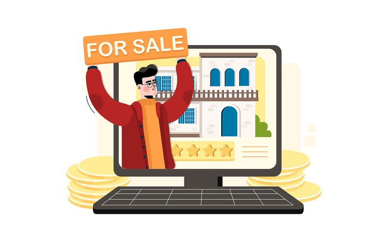 M354 — Pakiet ilustracji do marketingu nieruchomości - Obraz funkcji 7