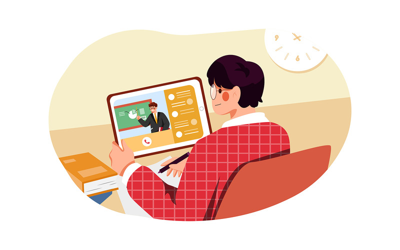 M381_Pacchetto di illustrazioni per l'istruzione online - Caratteristiche Immagine 8
