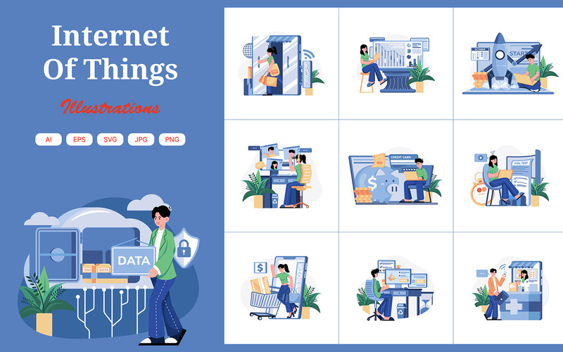 M590_Internet der Dinge-Illustrationspaket - Eigenschaften Bild 1