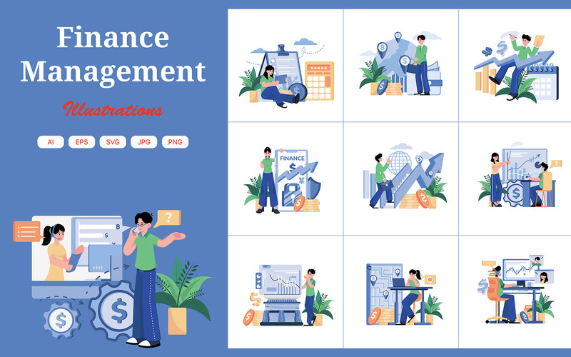 M471_Finance Management Illustration Pack - Features Image 1