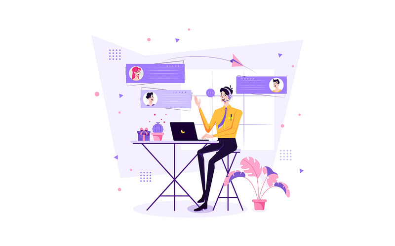 M321 — Ilustracje promocji marketingowych - Obraz funkcji 6