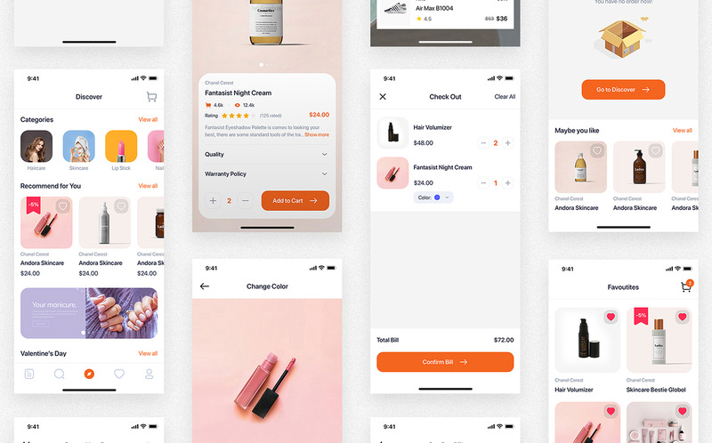 Blossom - Kit UI per dispositivi mobili di bellezza - Caratteristiche Immagine 7
