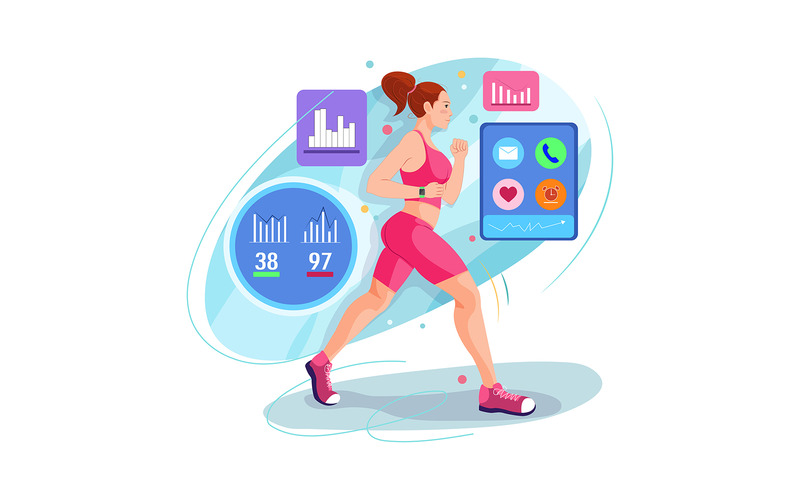 M319 - Ilustracje sportowe i fitness - Obraz funkcji 8