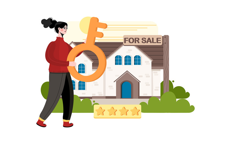 M354 — Pakiet ilustracji do marketingu nieruchomości - Obraz funkcji 10