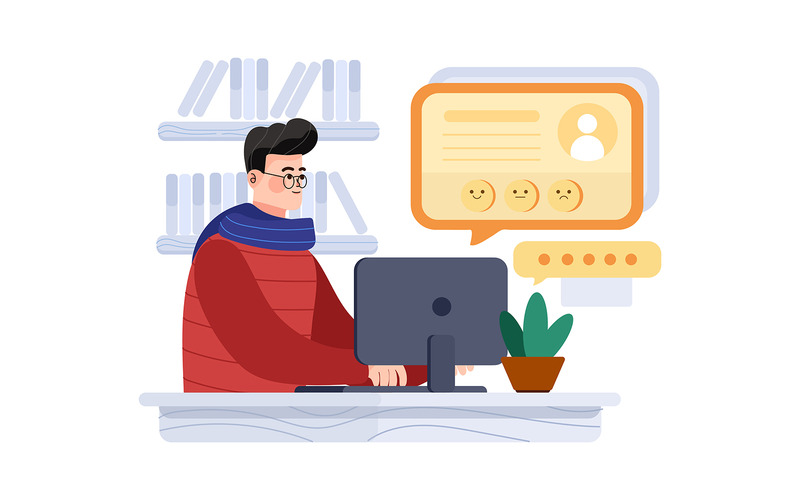 M338 — Pakiet ilustracji do recenzji klientów - Obraz funkcji 4