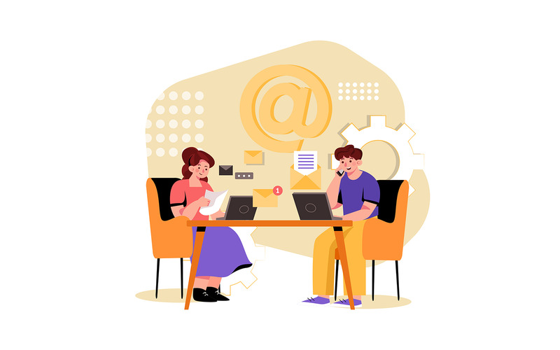 M337 - E-posta Pazarlama İllüstrasyon Paketi - Features Image 3