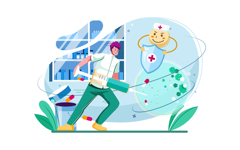 M327 — Pakiet ilustracji do opieki zdrowotnej - Obraz funkcji 8