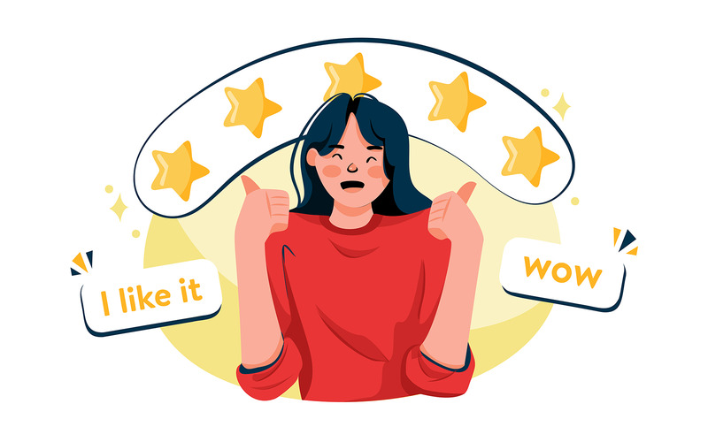 M359 - Kundenbewertungs-Illustrationspaket - Eigenschaften Bild 3