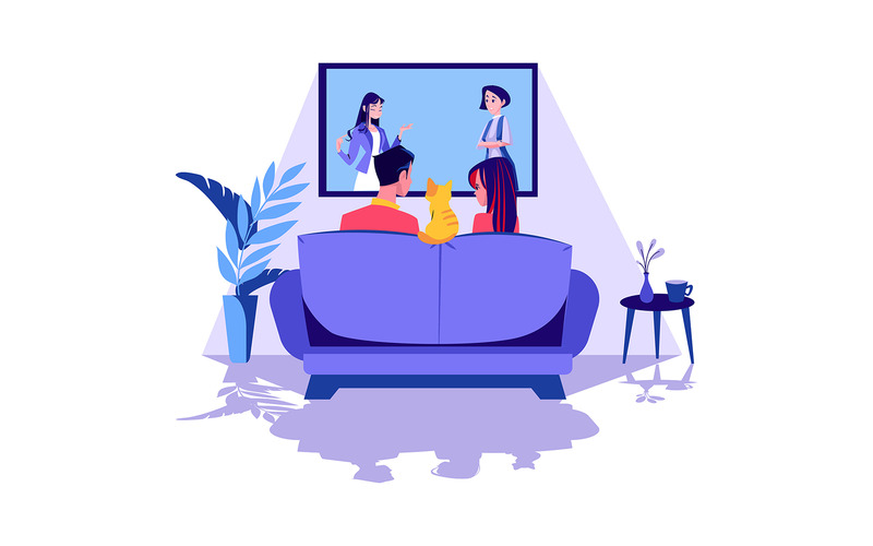 M341 — Pakiet ilustracji „Pobyt w domu” - Obraz funkcji 9
