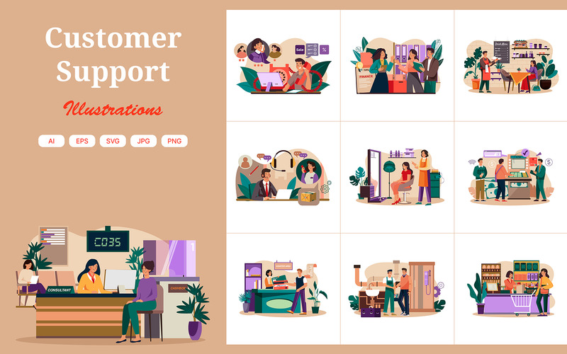 M628_Kundensupport-Illustrationspaket 1 - Eigenschaften Bild 1