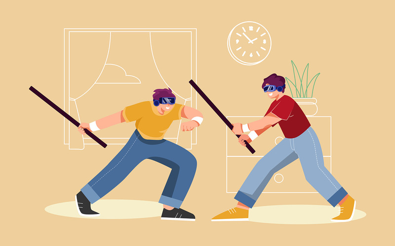M391_Virtual Reality Illustration Pack - Features Image 3