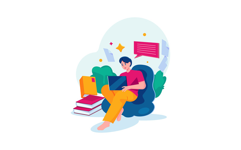 M377_Pacchetto di illustrazioni per l'istruzione online - Caratteristiche Immagine 8