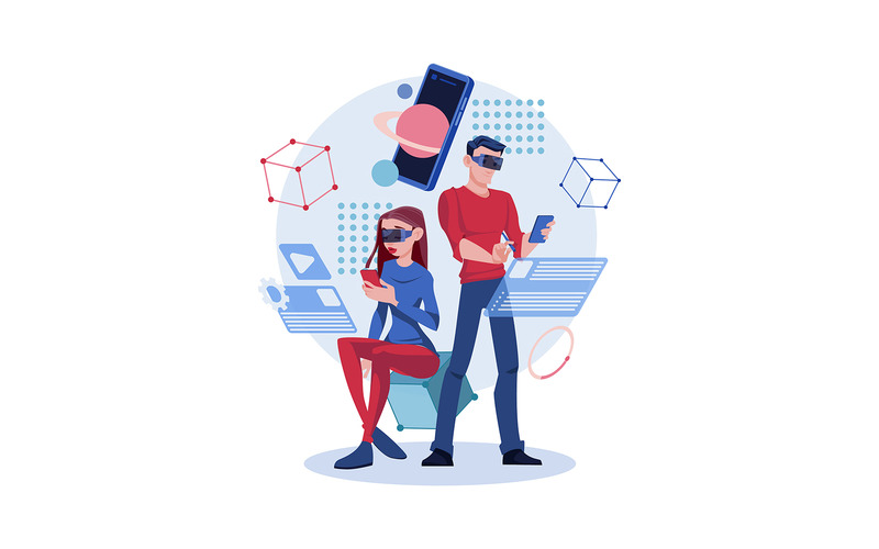 M386_NFT e illustrazioni della tecnologia Blockchain - Caratteristiche Immagine 2