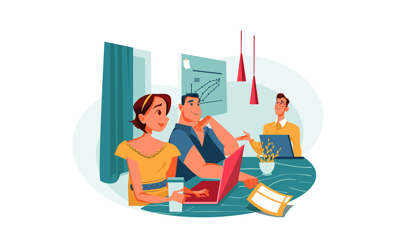 M330_ Pakiet ilustracji biznesowych - Obraz funkcji 3