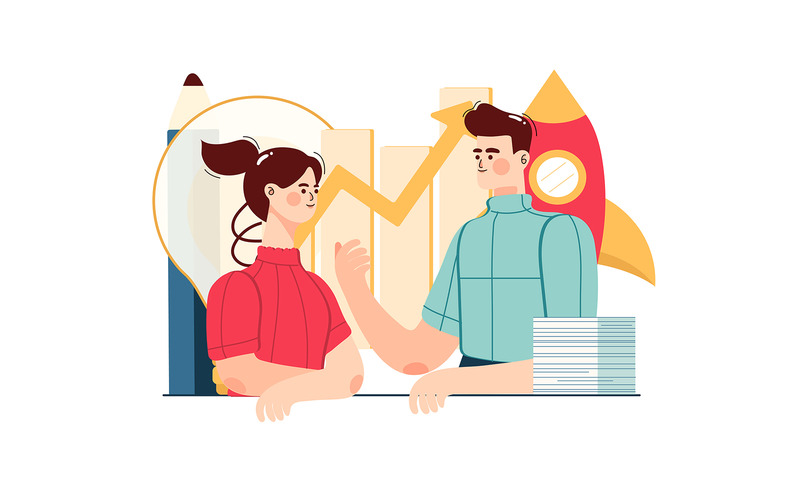 M323 — Pakiet ilustracji dla firm rozpoczynających działalność - Obraz funkcji 10
