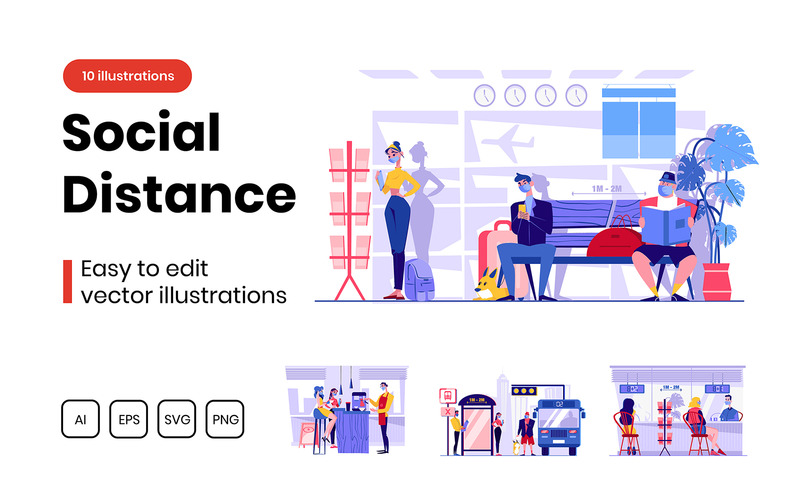 M317_Sociala distansillustrationer - Features Image 1