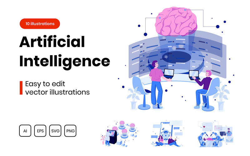 M302_(AI) Illustrazioni di intelligenza artificiale - Caratteristiche Immagine 1