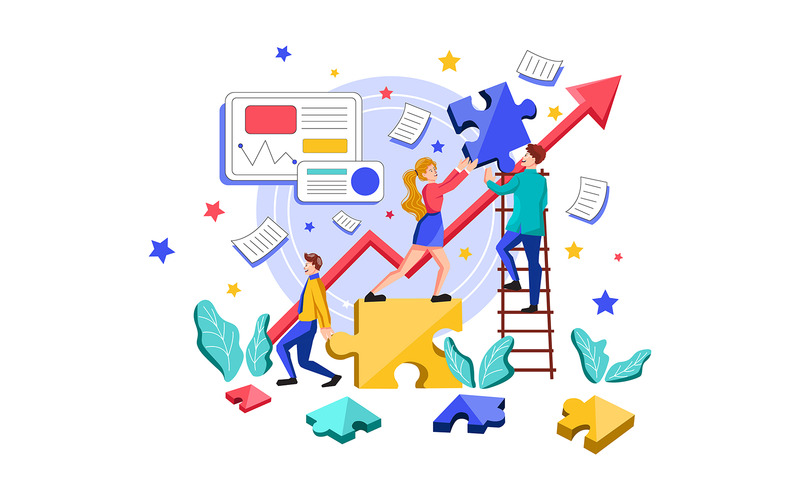 M360_Business Illustration Pack - Features Image 3