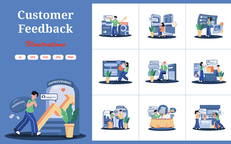 M730_Kundfeedback Illustration Pack 2 - Features Image 1
