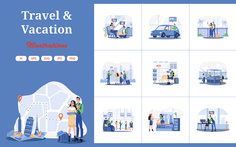 M719_Resa & semester Illustration Pack - Features Image 1