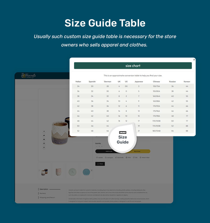 Finecraft - Olaria e Cerâmica Artesanal Shopify Temas 2.0 - Features Image 13